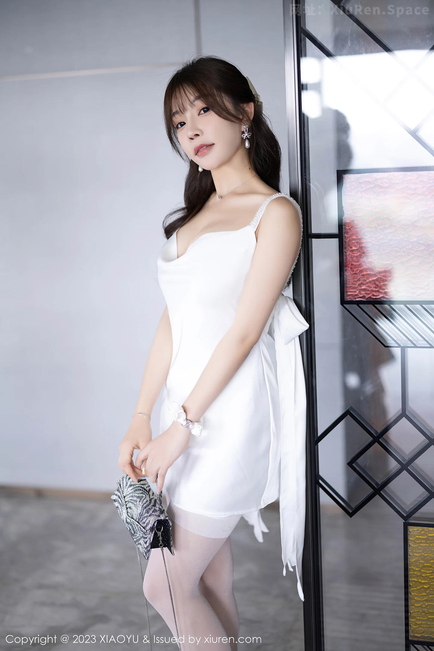 图片[4]-[XiaoYu画语界]Vol.1131 女神徐莉芝Booty白色连衣短裙+黑色情趣服秀曼妙身姿诱惑写真88P-秀人网官方网站